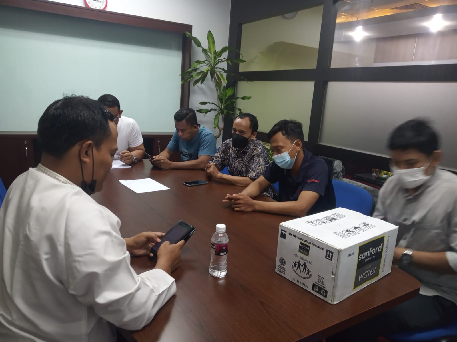 Panitia lokal mematangkan persiapan pelaksanaan Rakornas IV KAHMI di Kota Batam.